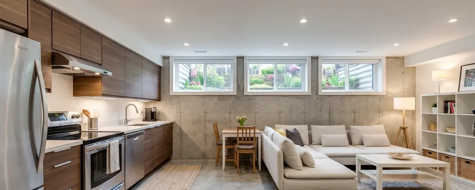 A basement suite entrance on an Edmonton rental property